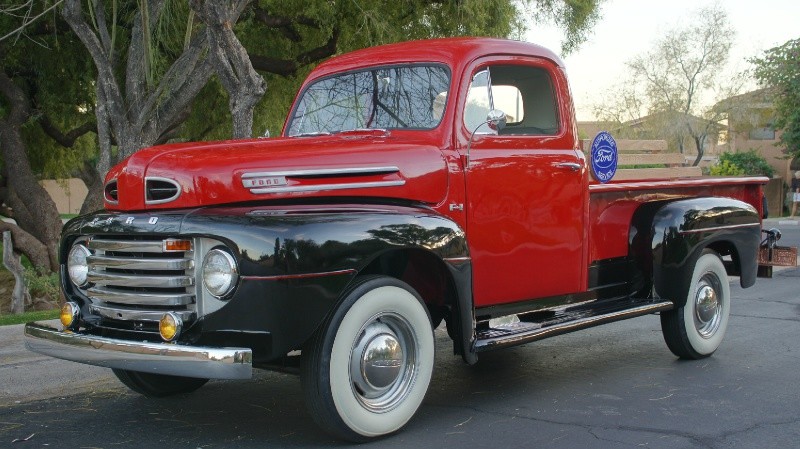 Restored 1950 ford pickup #9