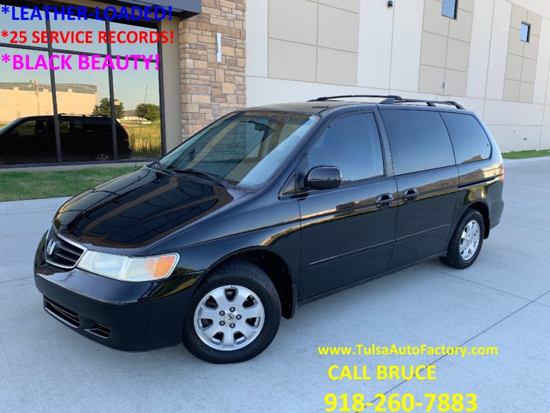 2003 Honda Odyssey Ex L W Nav Leather Black Auto Leather Loaded